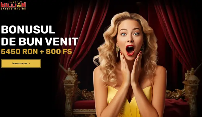 🎁Descoperă Bonusul de Bun Venit de la Million Casino: Până la 💵5450 RON + 🎰800 FS! 🌟