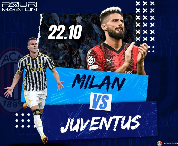 AC Milan vs Juventus | Italia - Seria A | 22 octombrie 2023