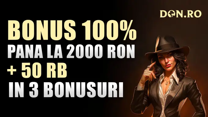 ✨ Alătură-te acum la DON.RO: Până la 💵2000 RON Bonus și 🎰150 Rotiri Gratuite! 🎁