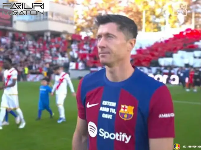 🔵🔴 Barcelona îi Adresează un Omagiu Emoționant lui Gavi în Meciul cu Rayo Vallecano 🔴🔵