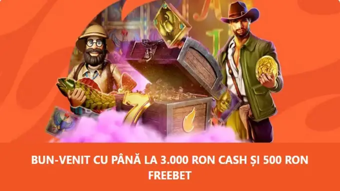 🍾Bonus LUCK Casino 💵3000 LEI + 🆓500 LEI Freebet