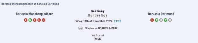 B.MONCHENGLADBACH - B.DORTMUND