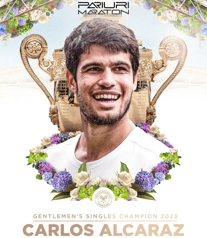 Carlos Alcaraz l-a învins pe Novak Djokovic și a câștigat titlul de la Wimbledon