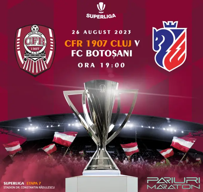 CFR Cluj vs Botoșani | România - SUPERLIGA | 26 august 2023