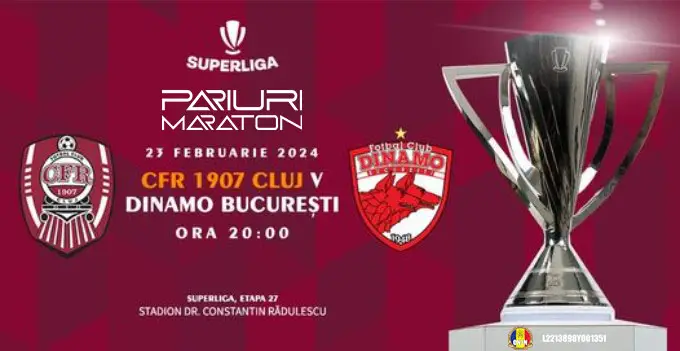 CFR Cluj vs Dinamo B. | România - SUPERLIGA | 23 februarie 2024