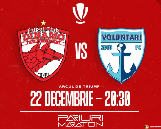 Dinamo B. vs Voluntari | România - SUPERLIGA | 22 decembrie 2023