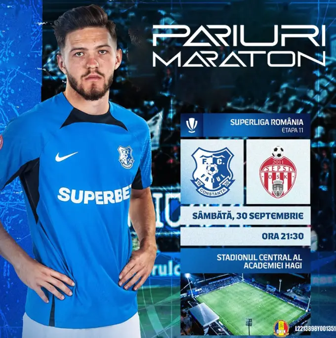 Farul Constanța vs Sepsi | România - SUPERLIGA | 30 septembrie 2023