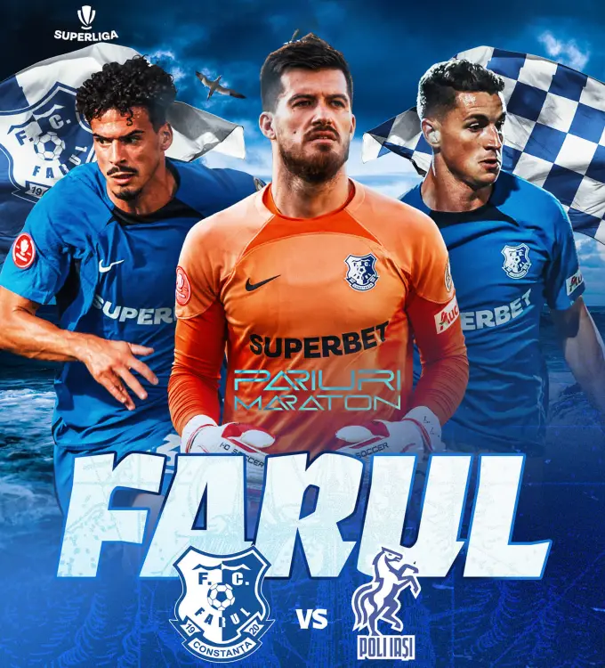 Farul vs Poli Iași | România - SUPERLIGA | 30 iulie 2023
