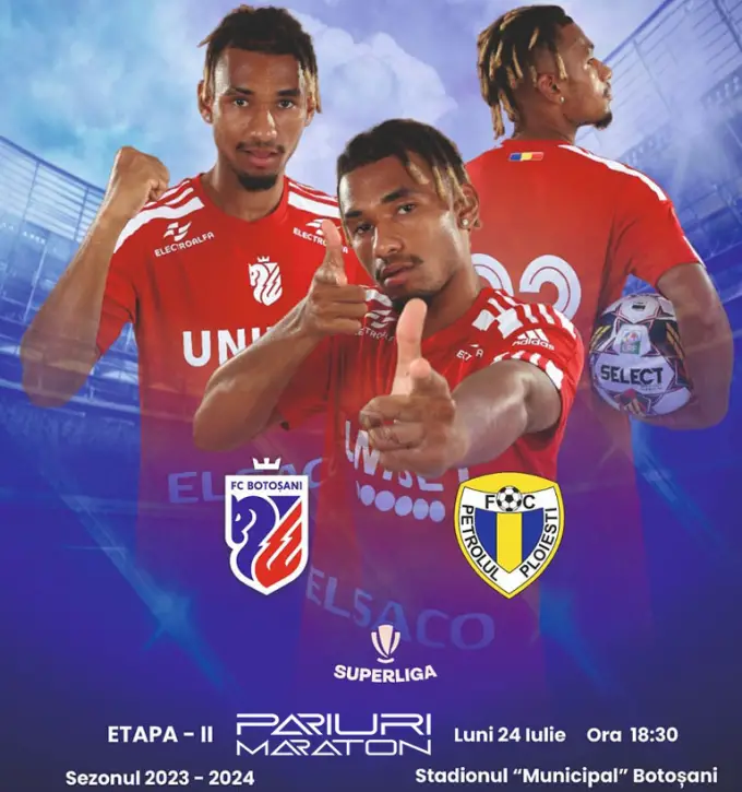 FC Botoșani vs Petrolul Ploiești | România - SUPERLIGA | 24 iulie 2023