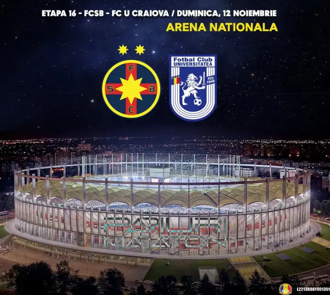FCSB vs FCU 1948 Craiova | România - SUPERLIGA | 12 noiembrie 2023