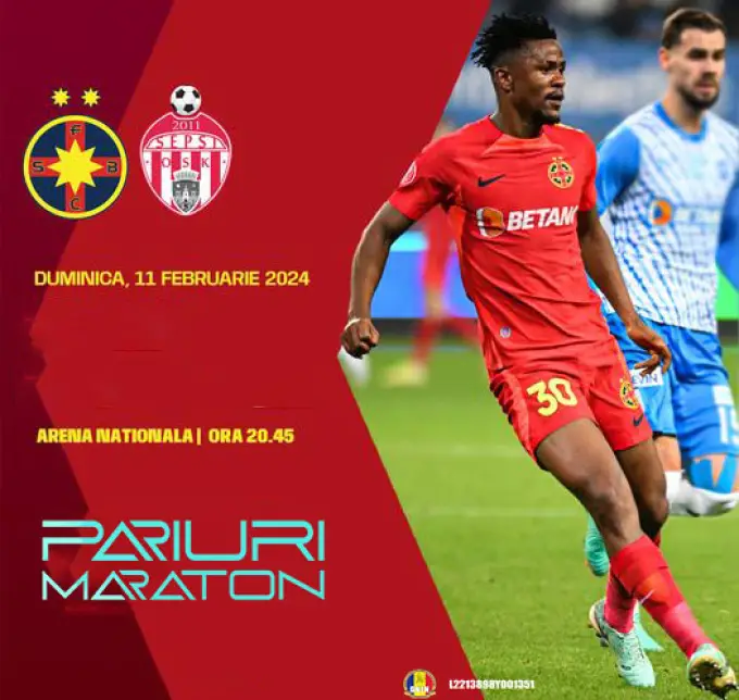 FCSB vs Sepsi | România - SUPERLIGA | 11 februarie 2024