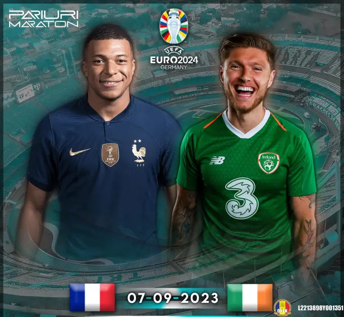 Franța vs Irlanda | EURO 2024 - Calificări - Gr.B | 07 septembrie 2023