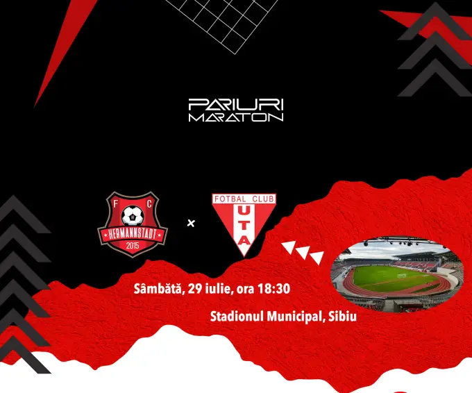 Hermannstadt vs UTA | România - SUPERLIGA | 29 iulie 2023
