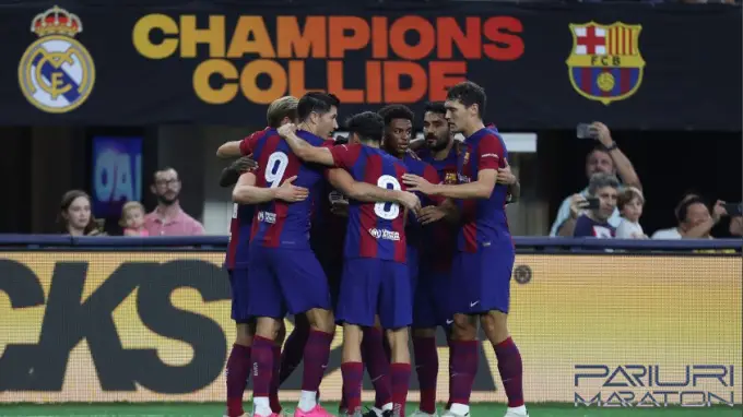 În turneul de pregătire din această vară găzduit de SUA, Barcelona a învins cu scorul de 3-0 pe marea rivală Real Madrid
