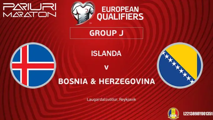 Islanda vs Bosnia & Herțegovina | EURO 2024 - Calificări - Gr.J | 11 septembrie 2023