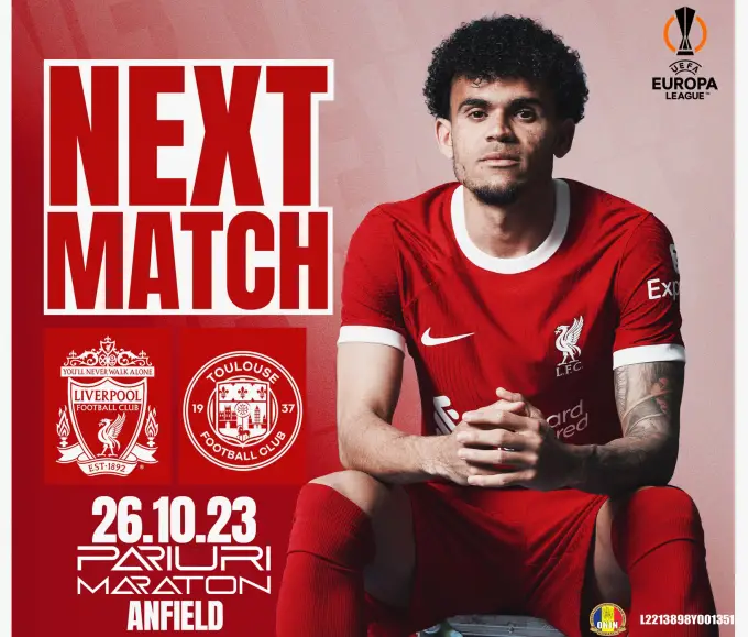 Liverpool vs Toulouse | UEFA - Europa League - Gr.E | 26 octombrie 2023