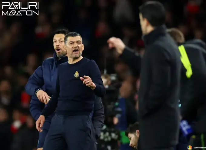 Managerul celor de la Porto îl acuză pe Mikerl Arteta că i-a insultat familia în timpul confruntării aprinse din Liga Campionilor