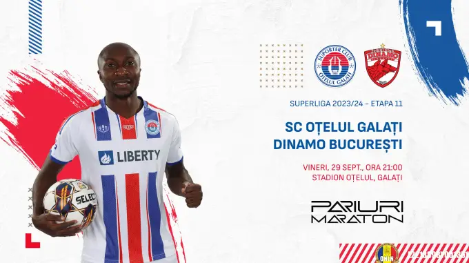 Oțelul Galați vs Dinamo B. | România - SUPERLIGA | 29 septembrie 2023