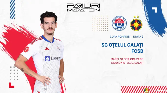 Oțelul Galați vs FCSB | România - Cupă | 31 octombrie 2023
