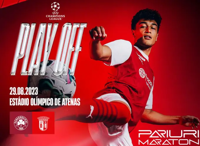 Panathinaikos vs Braga | Liga Campionilor - Playoff | 29 august 2023