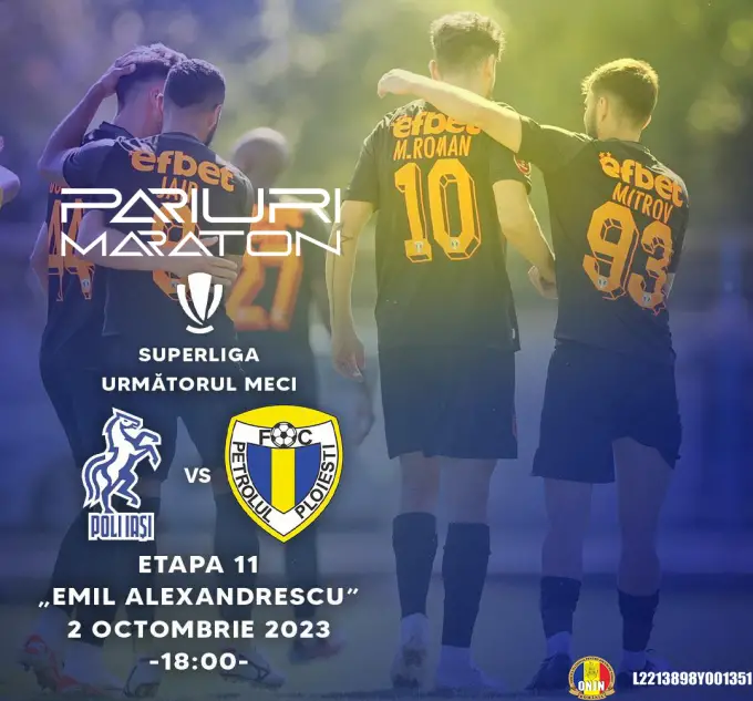 Poli Iași vs Petrolul | România - SUPERLIGA | 02 octombrie 2023