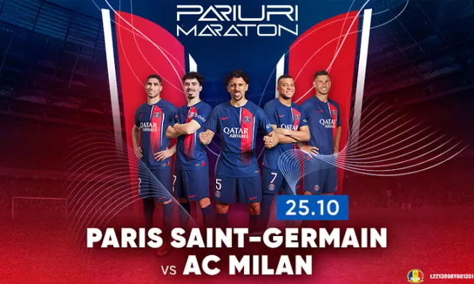 PSG vs AC Milan | UEFA - Liga Campionilor - Gr.F | 25 octombrie 2023