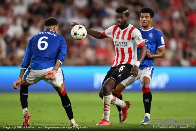 Rangers vs PSV Eindhoven | Liga Campionilor - Playoff | 22 august 2023