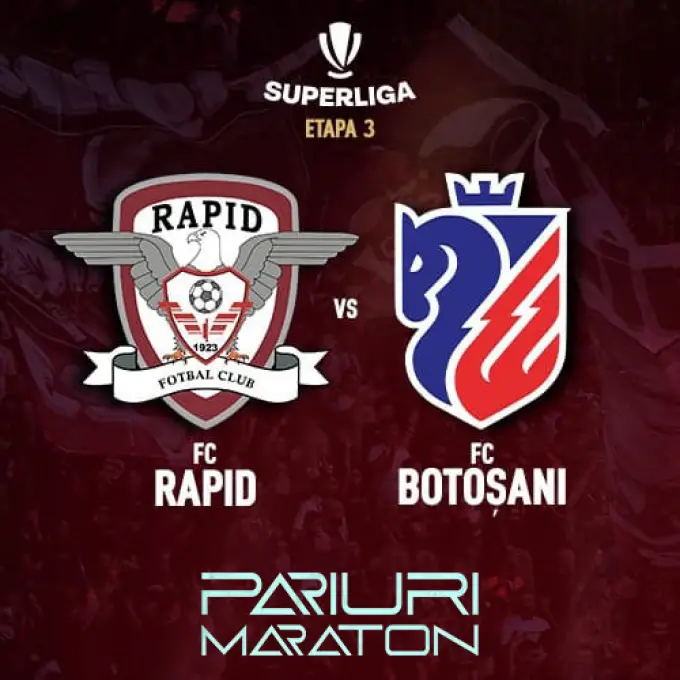 Rapid B. vs Botoșani | România - SUPERLIGA | 28 iulie 2023