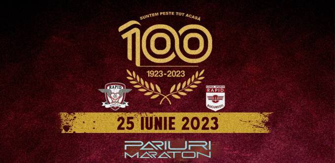 Sărbătoarea de 100 de ani a Rapidului a început