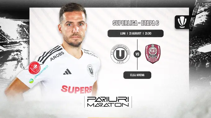 ”U”.Cluj vs CFR Cluj | România - SUPERLIGA | 21 august 2023