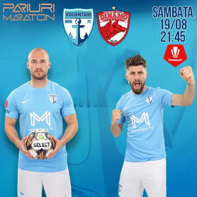 Voluntari vs Dinamo | România - SUPERLIGA | 19 august 2023