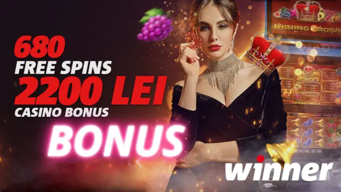 🏦Winner: Bonus Exclusiv de 💵2.200 LEI + 🎰680 Rotiri Gratuite!